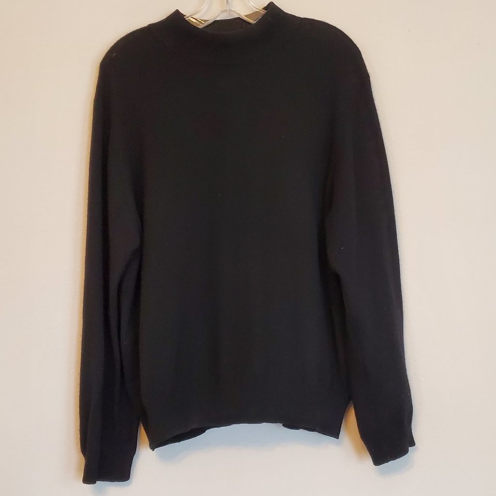 Charter Club Black Cashmere Sweater Size L